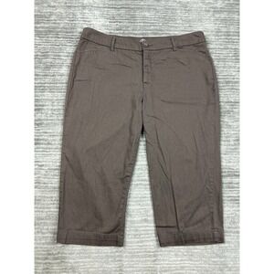 St. John's Bay Brown Capri Pants Casual Wear